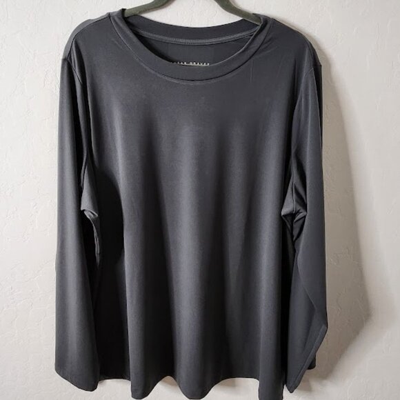 Susan Graver Tops - Susan Graver Essentials Activewear Long Sleeve Top Size 2XL